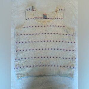 VINTAGE Foot Locker Ladies Knit Tank Top